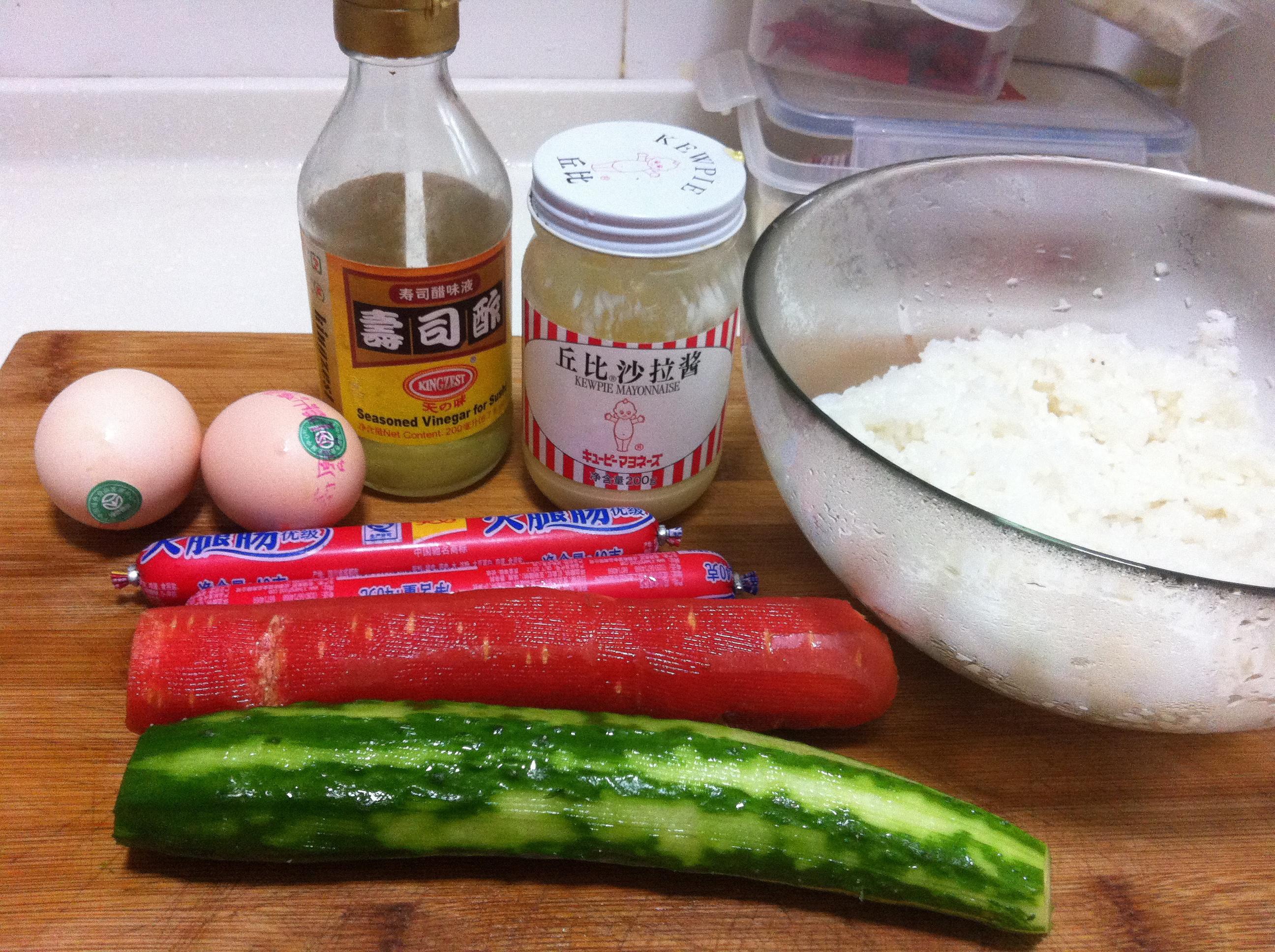 簡單的紫菜包飯的做法 步骤1