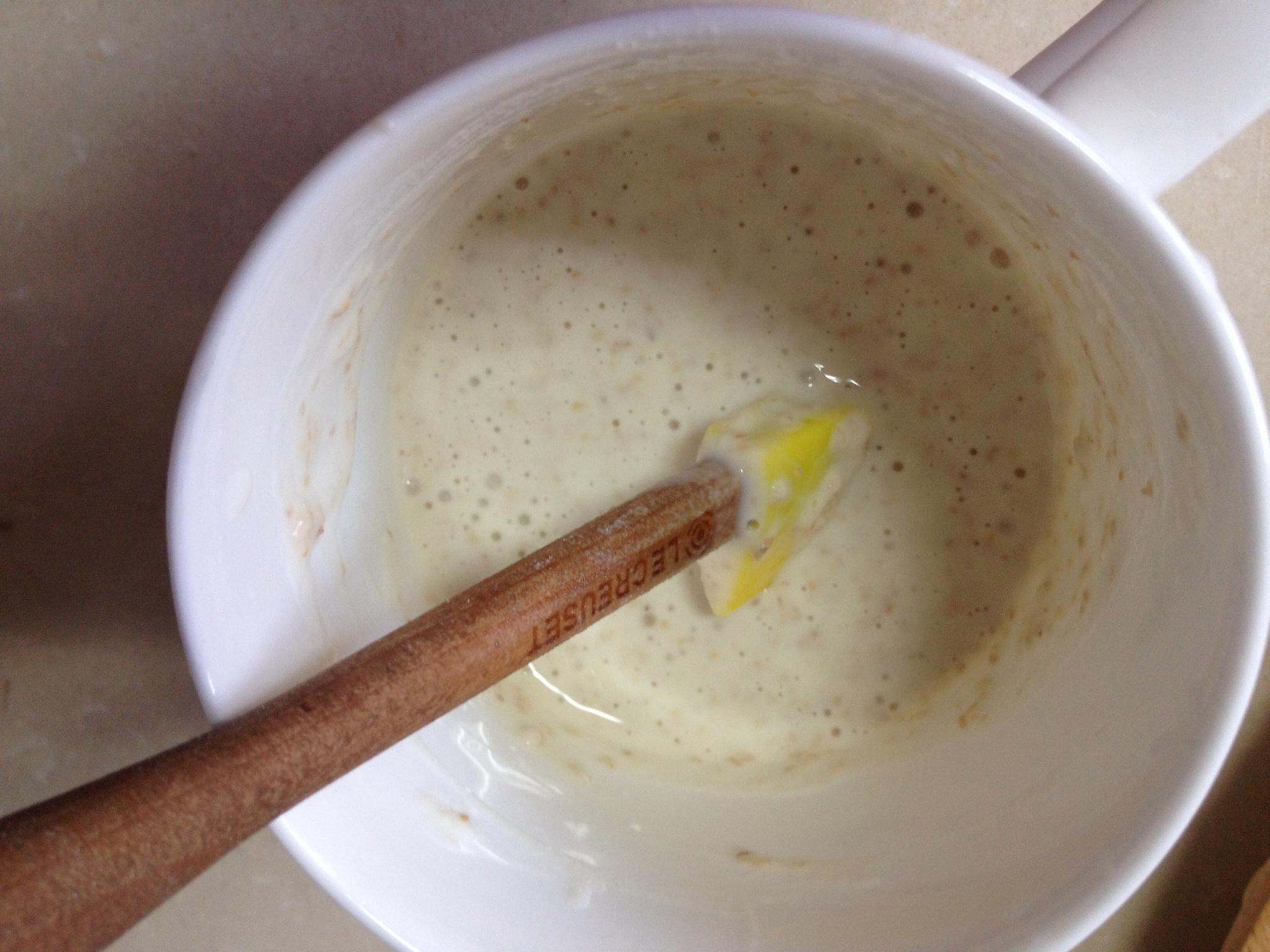 湯種全麥吐司～鬆軟，麥香十足的做法 步骤2