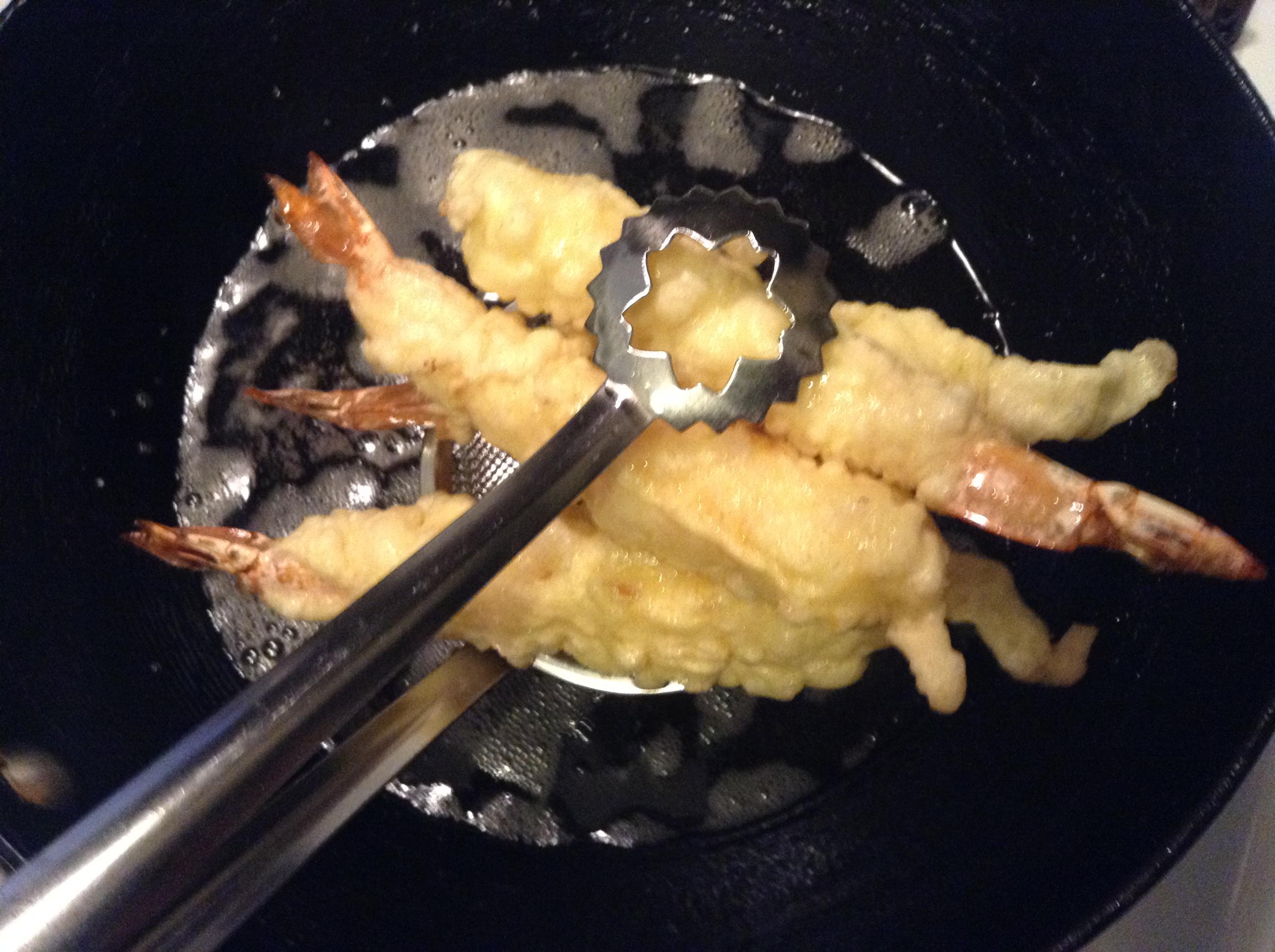 天ぷらそば（天婦羅蕎麥麪）的做法 步骤3