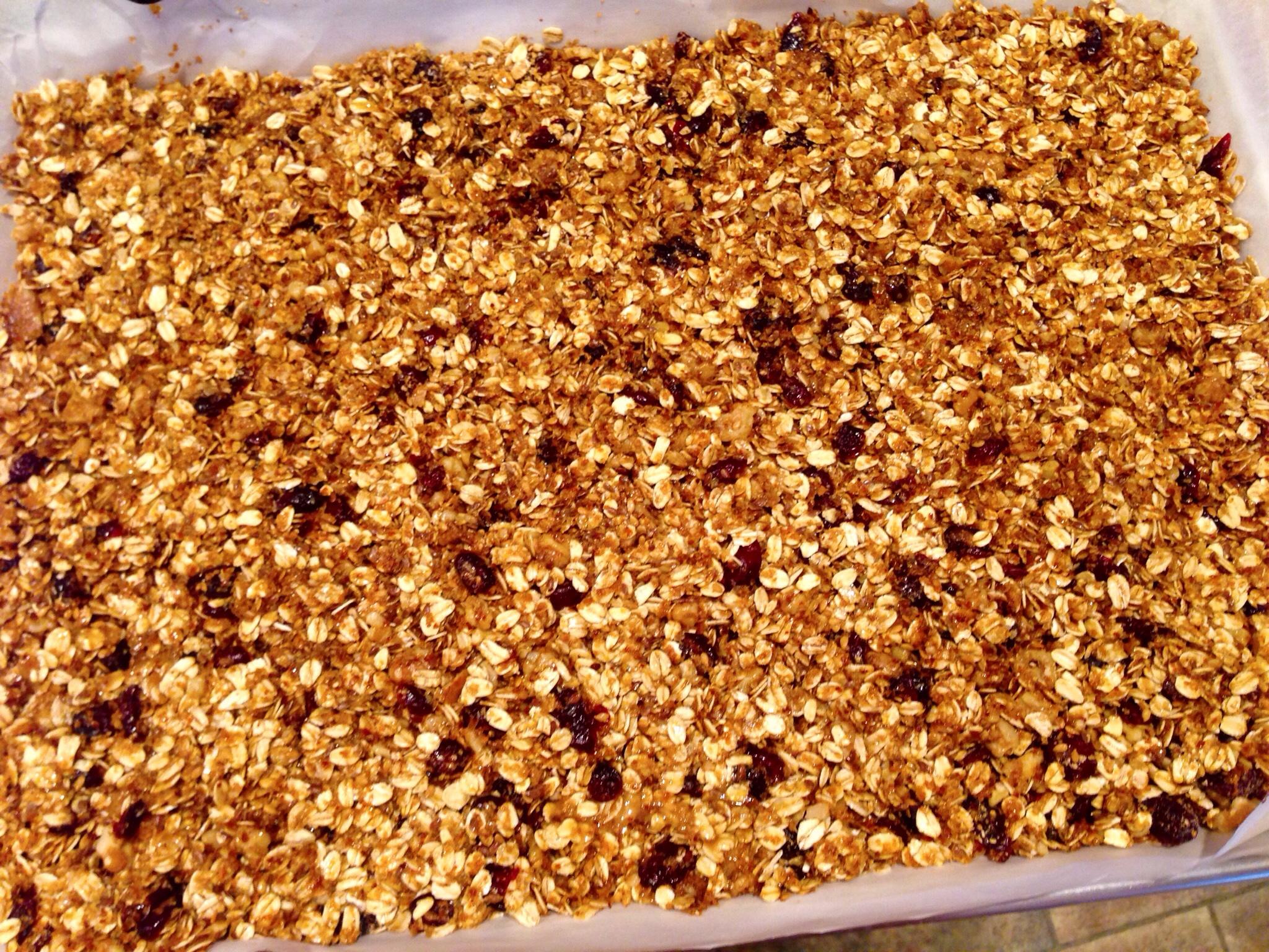 香脆消魂經典款－格蘭諾拉蜂蜜核果燕麥餅完美公式 Honey Nuts Granola Bars的做法 步骤5