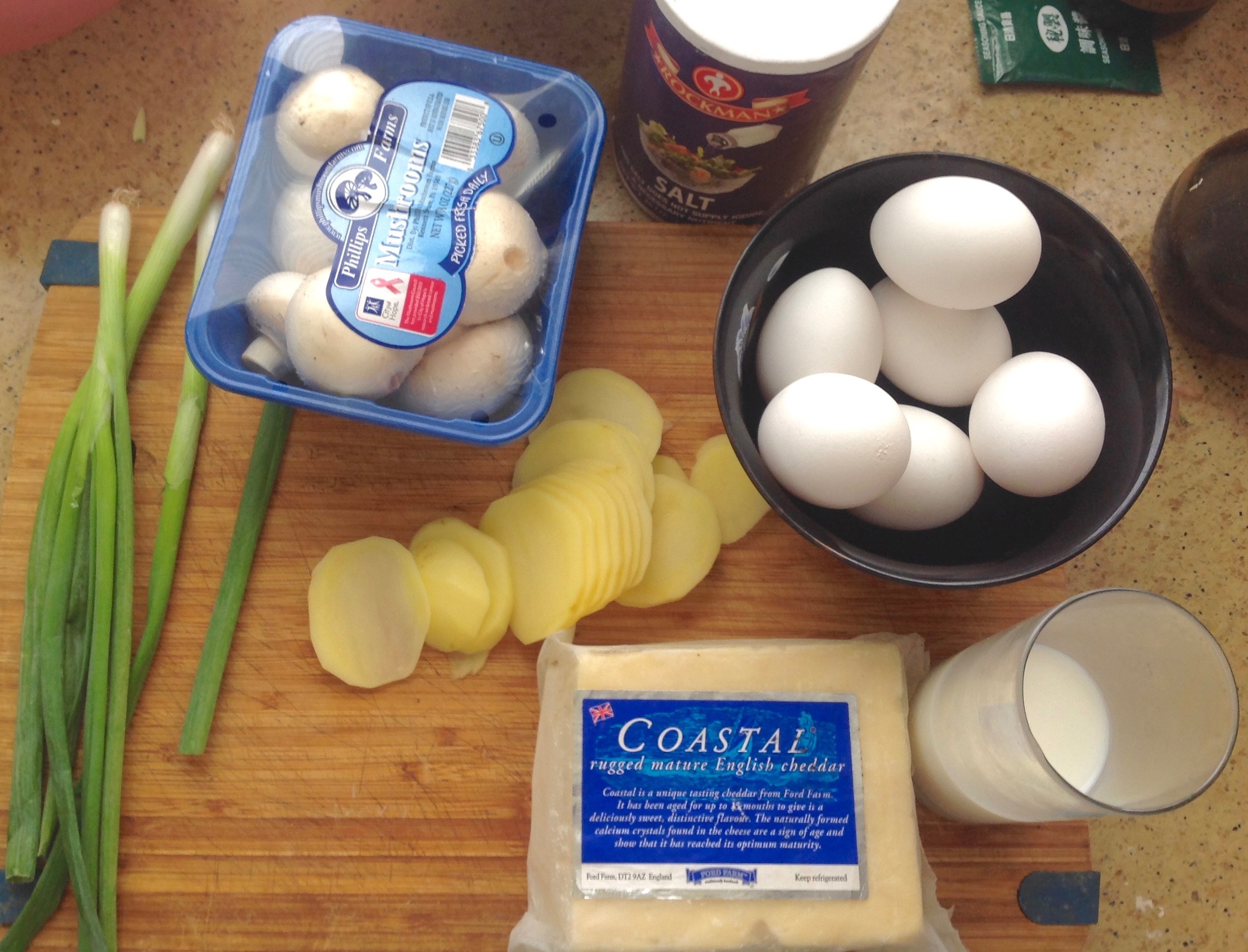土豆底鹹派（crustless quiche）的做法 步骤2