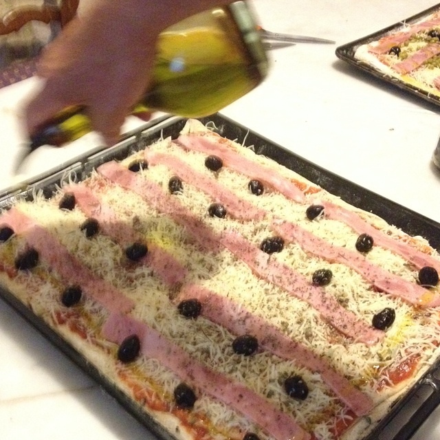 義大利朋友做的薄披薩的做法 步骤5