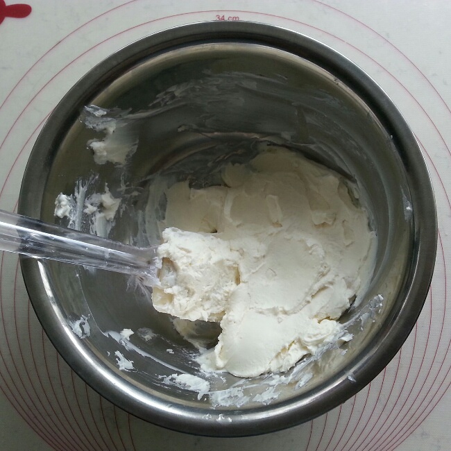 抹茶蜜豆乳酪蛋糕的做法 步骤1