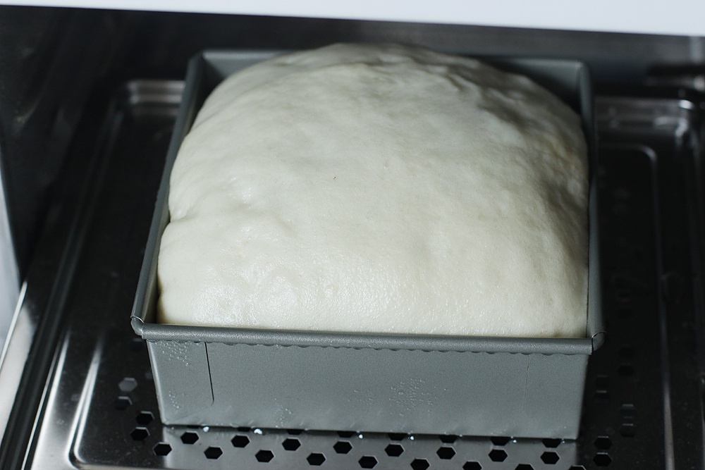 牛奶蜜豆發糕 -- panasonic松下NU-JK100W熱風蒸烤箱版的做法 步骤10
