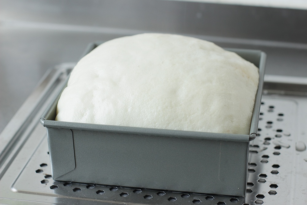 牛奶蜜豆發糕 -- panasonic松下NU-JK100W熱風蒸烤箱版的做法 步骤11