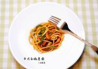 中式彩椒意麪（Chinese Fried Spaghetti with Bell Peppers)的做法 步骤4