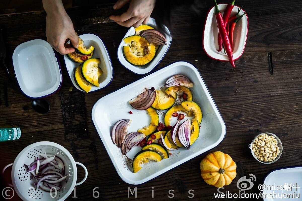 Ricotta松子烤南瓜 | Baked pumpkin& ricotta的做法 步骤4