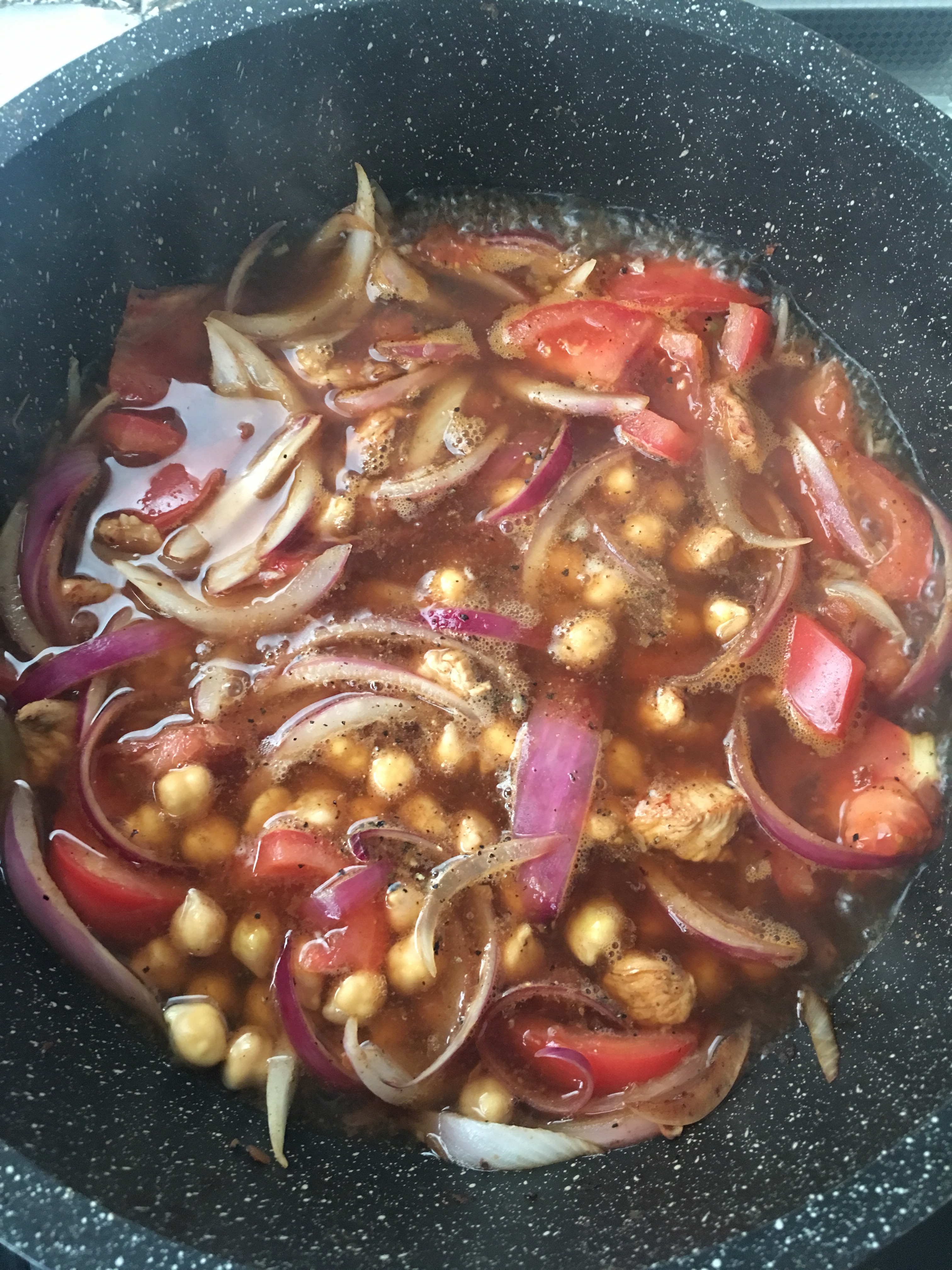 番茄孜然雞燉鷹嘴豆的做法 步骤5