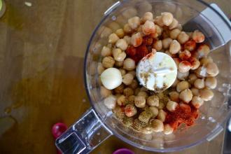 hummus 自制鷹嘴豆泥 低卡健康沙拉醬的做法 步骤3