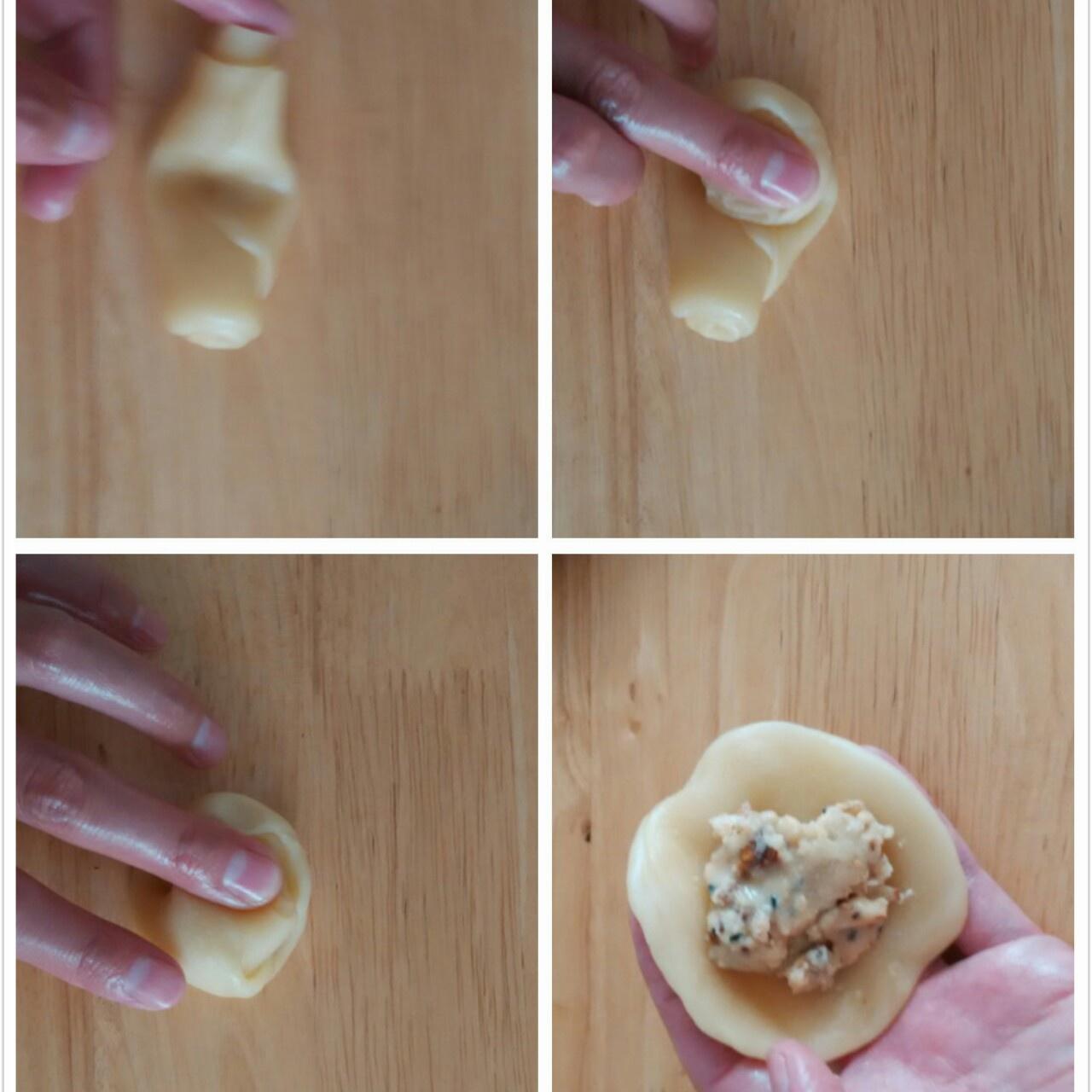 酥皮月餅（沒有烤箱的土辦法）的做法 步骤10