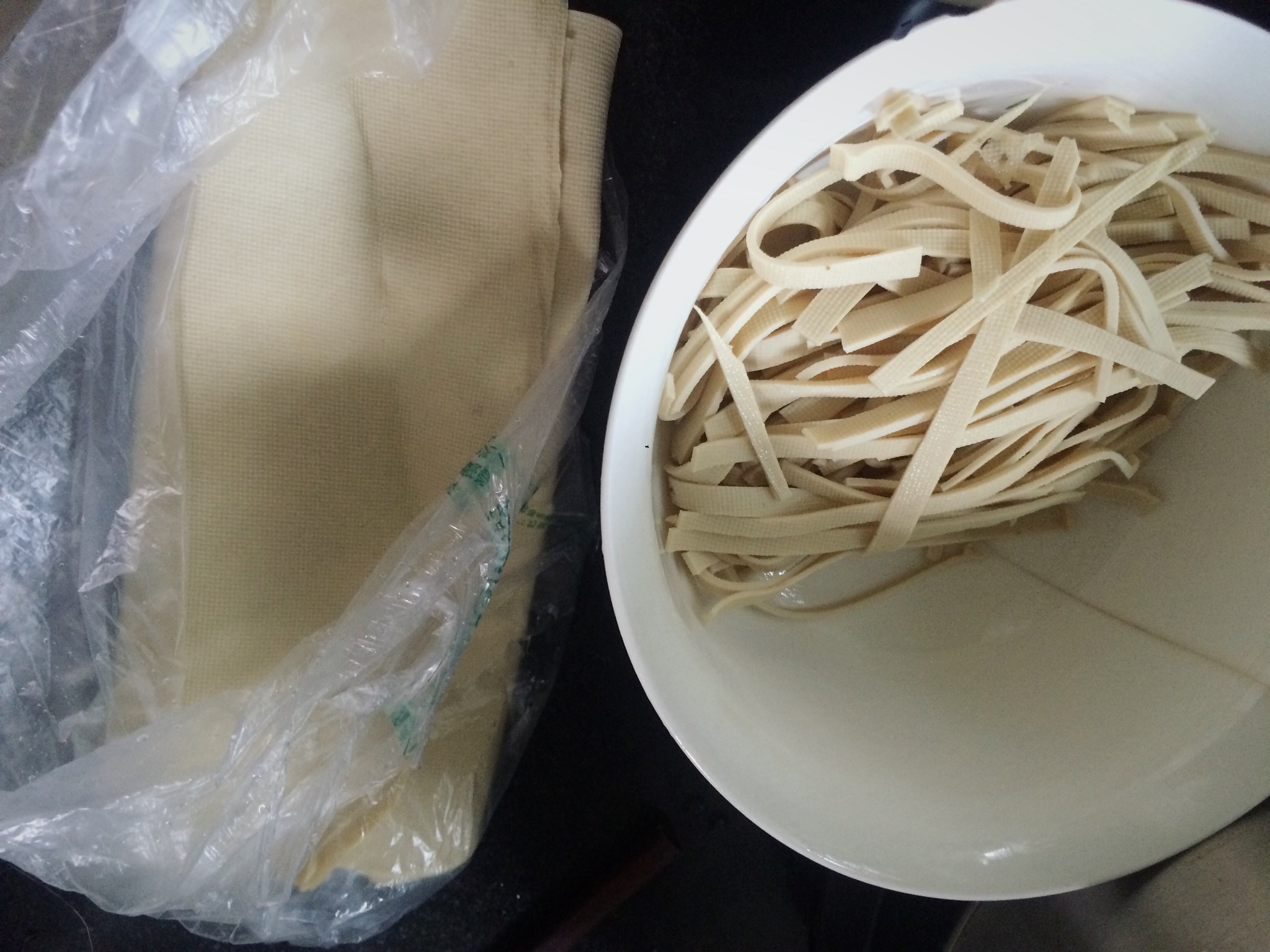 素食重口系列：泡椒青花椒豆花米線的做法 步骤3