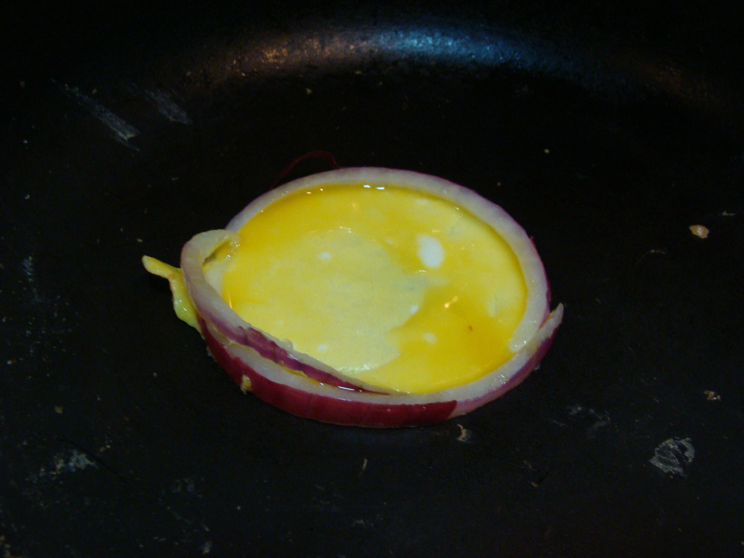 平底鍋做蛋餃（薺菜蝦仁餡兒）的做法 步骤2