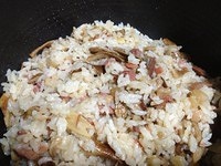 牛肝菌火腿燜飯的做法 步骤8