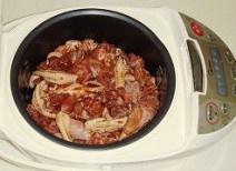 電飯煲幹鍋雞的做法 步骤6