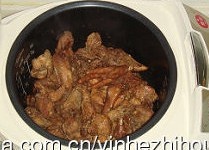 電飯煲幹鍋雞的做法 步骤9