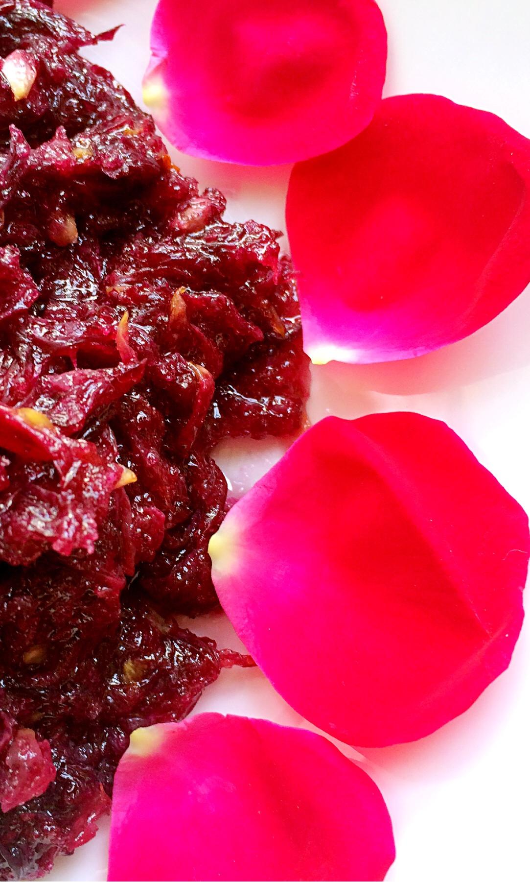 純手工自制風靡雲南的鮮花餅餡料——玫瑰醬的做法 步骤7
