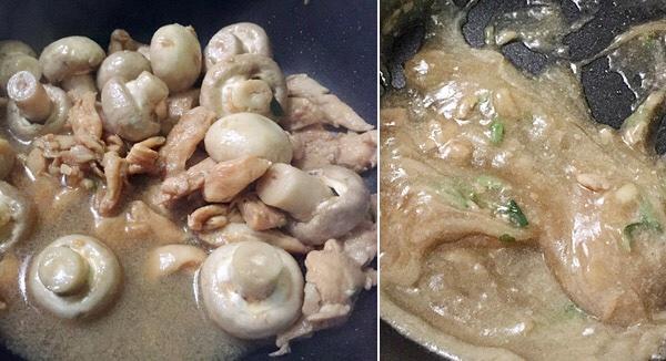 雞胸肉蘑菇蓋飯的做法 步骤3