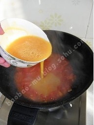 番茄滑蛋蓋飯的做法 步骤14