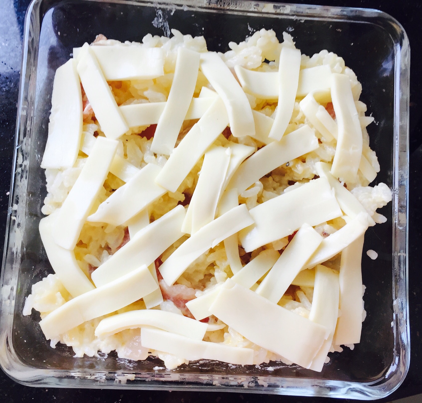 奶油培根焗飯的做法 步骤8