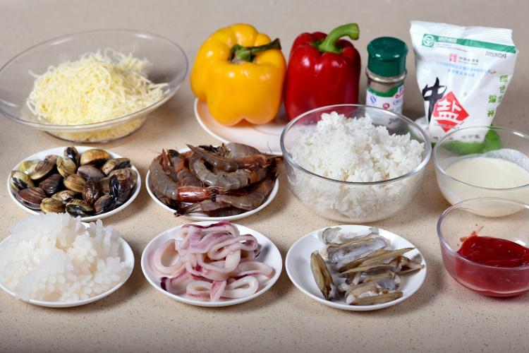 #視訊#德普烤箱食譜：海鮮焗飯的做法 步骤1