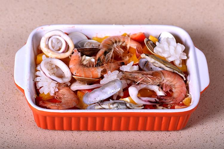 #視訊#德普烤箱食譜：海鮮焗飯的做法 步骤7