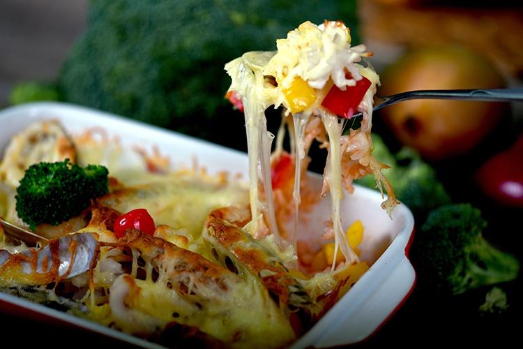 #視訊#德普烤箱食譜：海鮮焗飯的做法 步骤11