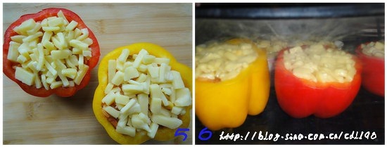 柿子椒焗飯的做法 步骤3