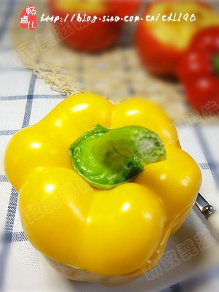 柿子椒焗飯的做法 步骤5