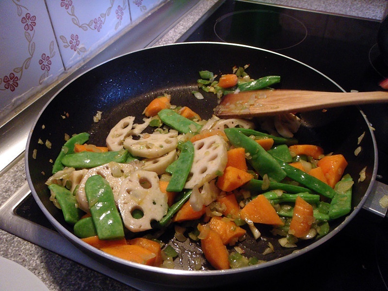 Vegetarian Paella 素西班牙燴飯的做法 步骤4