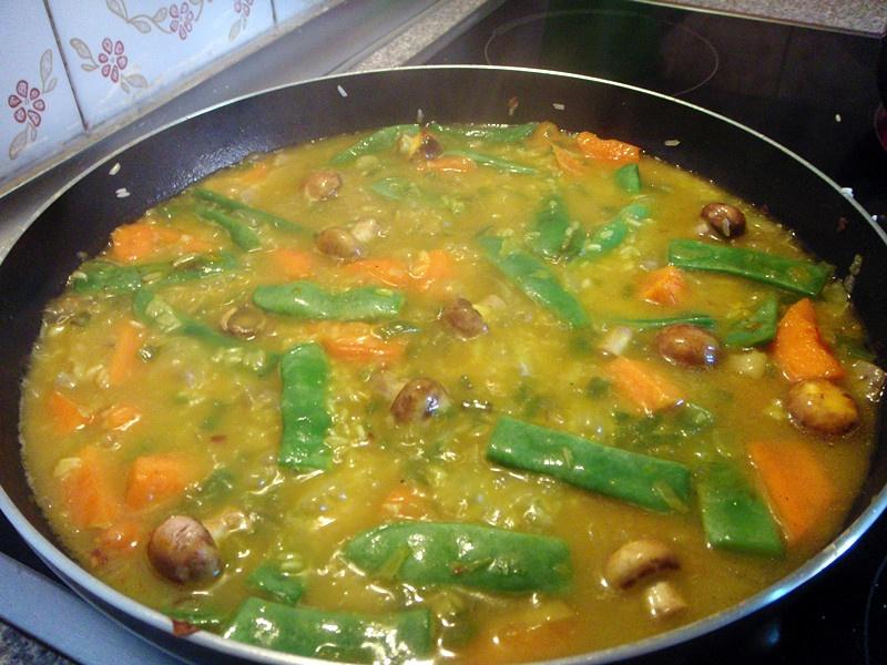 Vegetarian Paella 素西班牙燴飯的做法 步骤6