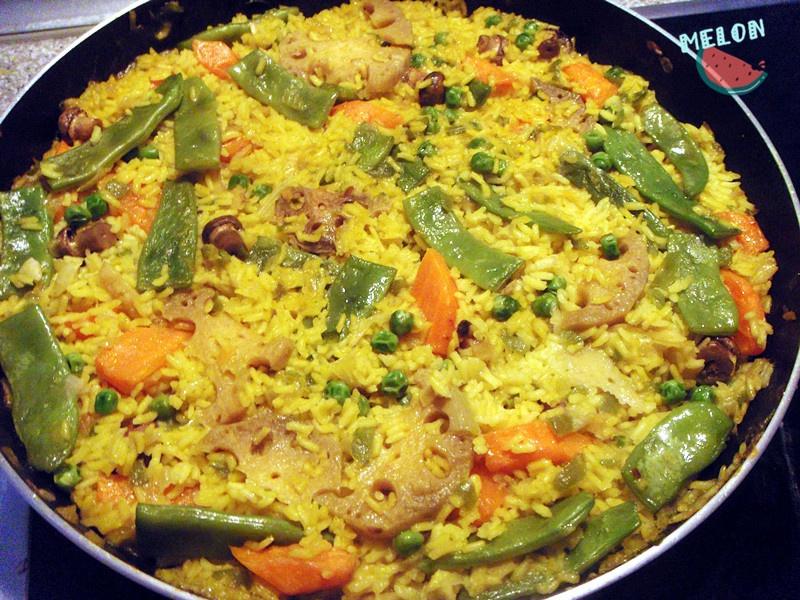 Vegetarian Paella 素西班牙燴飯的做法 步骤8