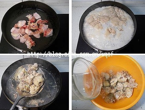 椰汁咖哩雞拌麪的做法 步骤2