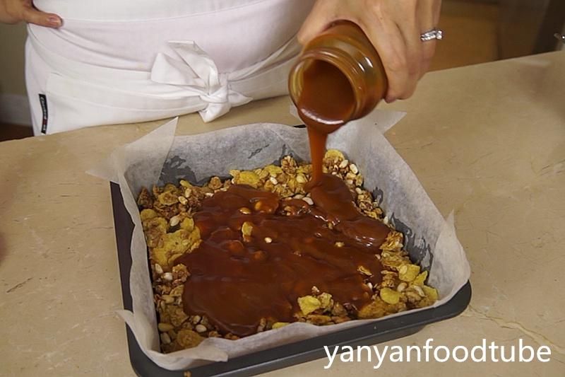 焦糖巧克力奶油酥餅 Caramel & Choc Shortbread的做法 步骤8