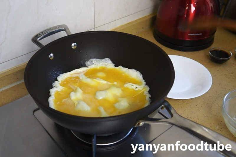 雞蛋素炒麪Fried Noodles Vegetarian的做法 步骤5