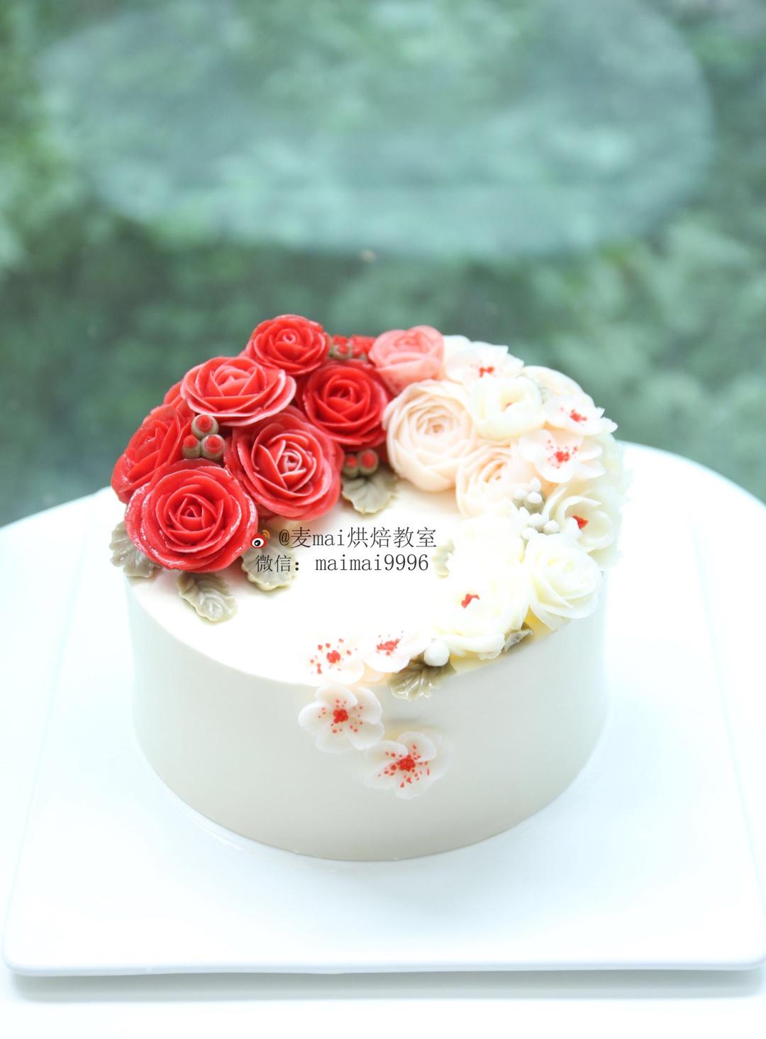 韓式裱花蛋糕的做法 步骤2