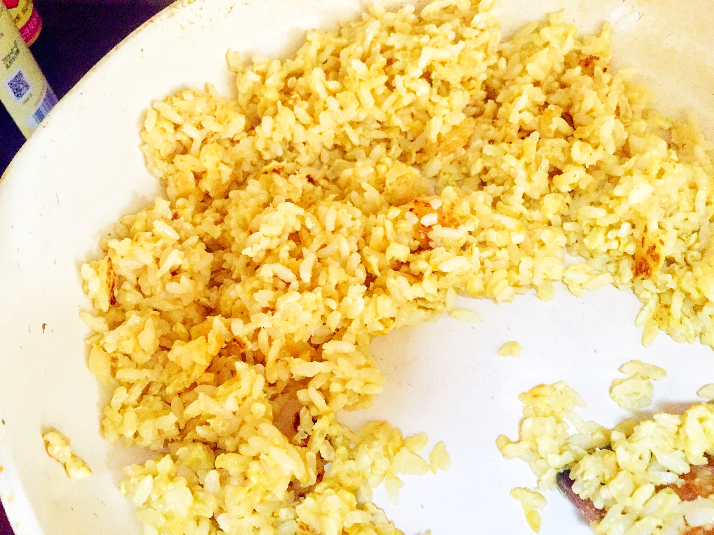 寶寶輔食：如金子般璀璨的蛋炒飯—蛋炒飯的最高境界，據說是錢鍾書家裏的蛋炒飯哦！的做法 步骤4