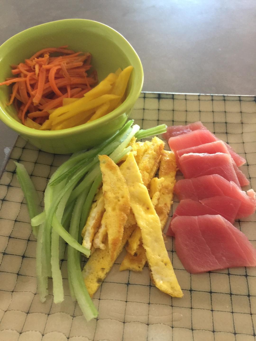 快手早餐系列-韓式紫菜包飯的做法 步骤3
