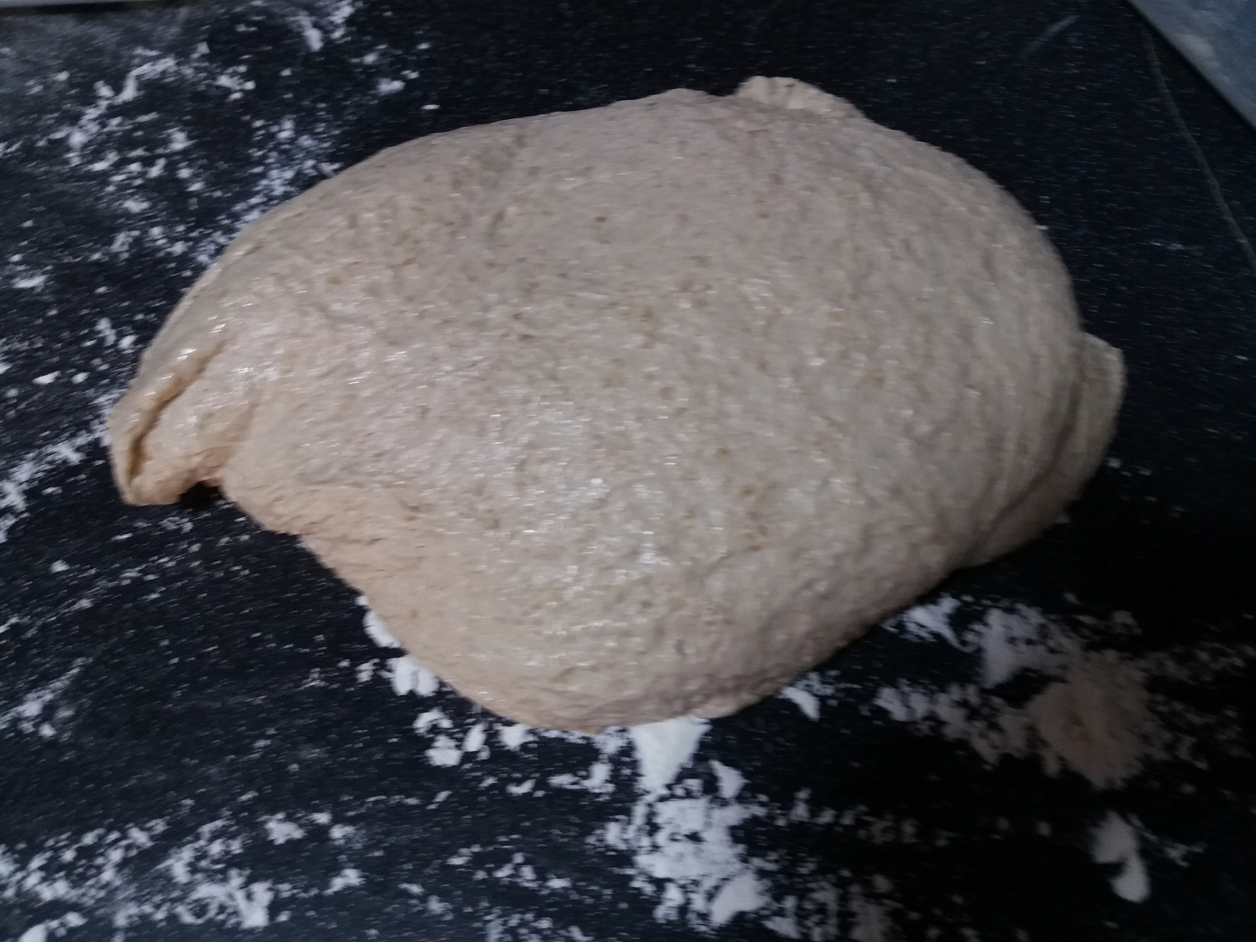義大利鄉村天然酵母麪包 Italian country sourdough bread的做法 步骤2