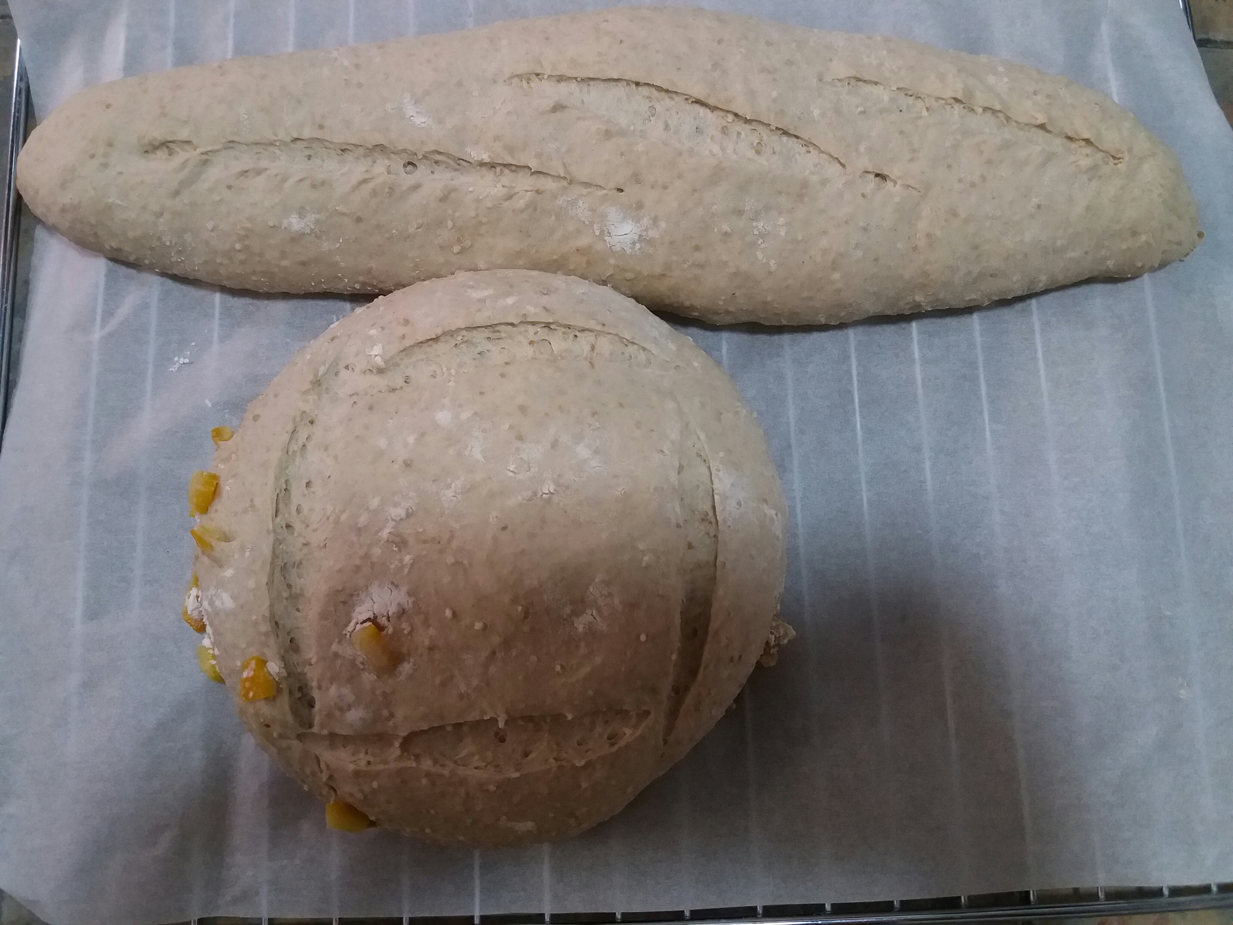 義大利鄉村天然酵母麪包 Italian country sourdough bread的做法 步骤6
