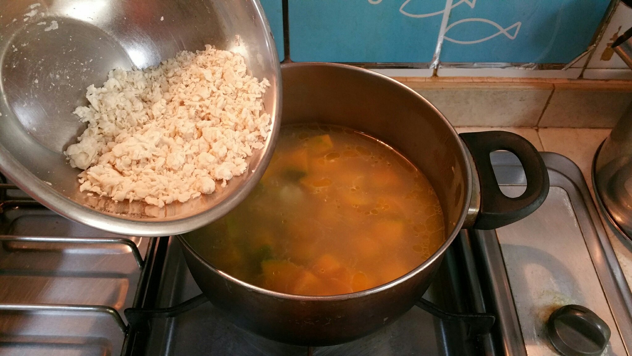 南瓜疙瘩湯的做法 步骤9