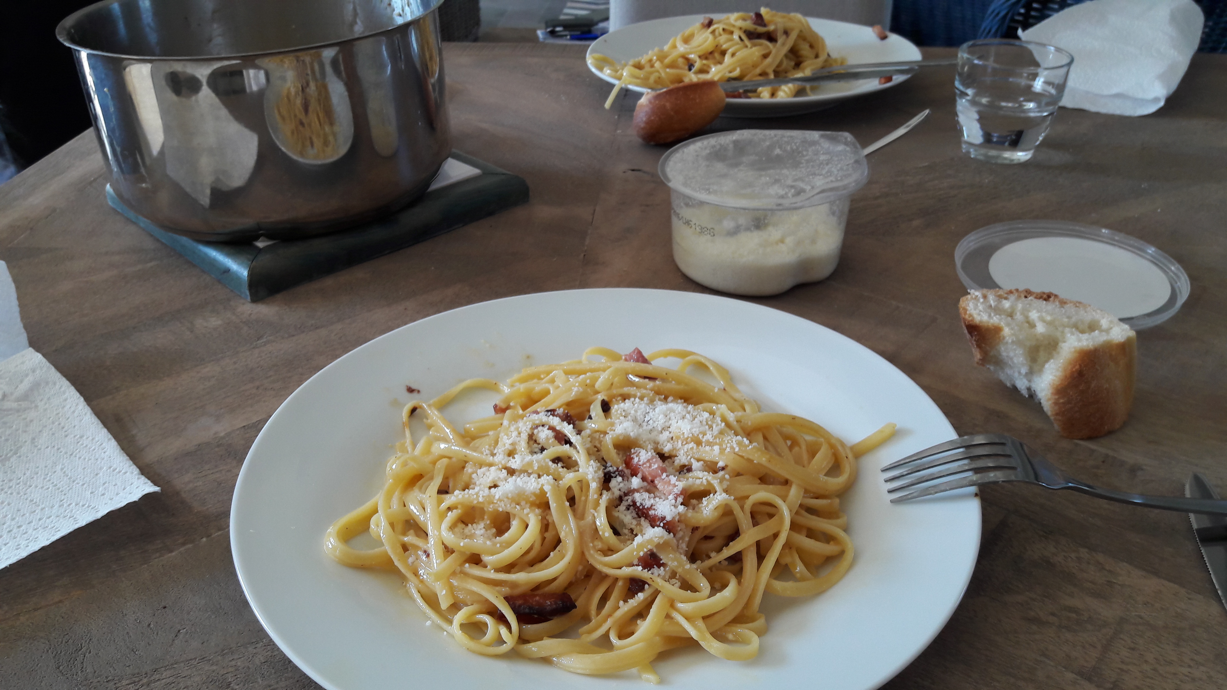 快手培根蛋醬意大利麪Spaghetti Carbonara的做法 步骤5