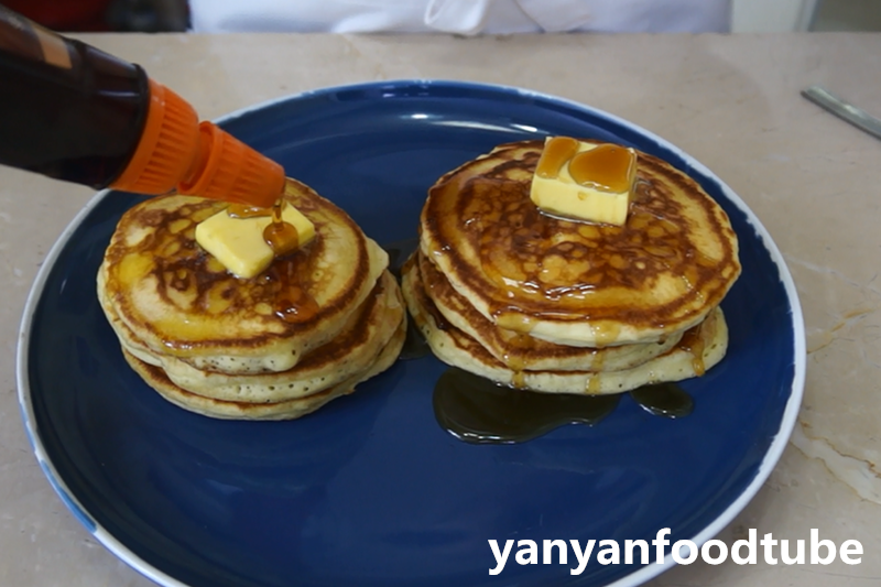 早餐奶油煎餅 Pancake的做法 步骤6