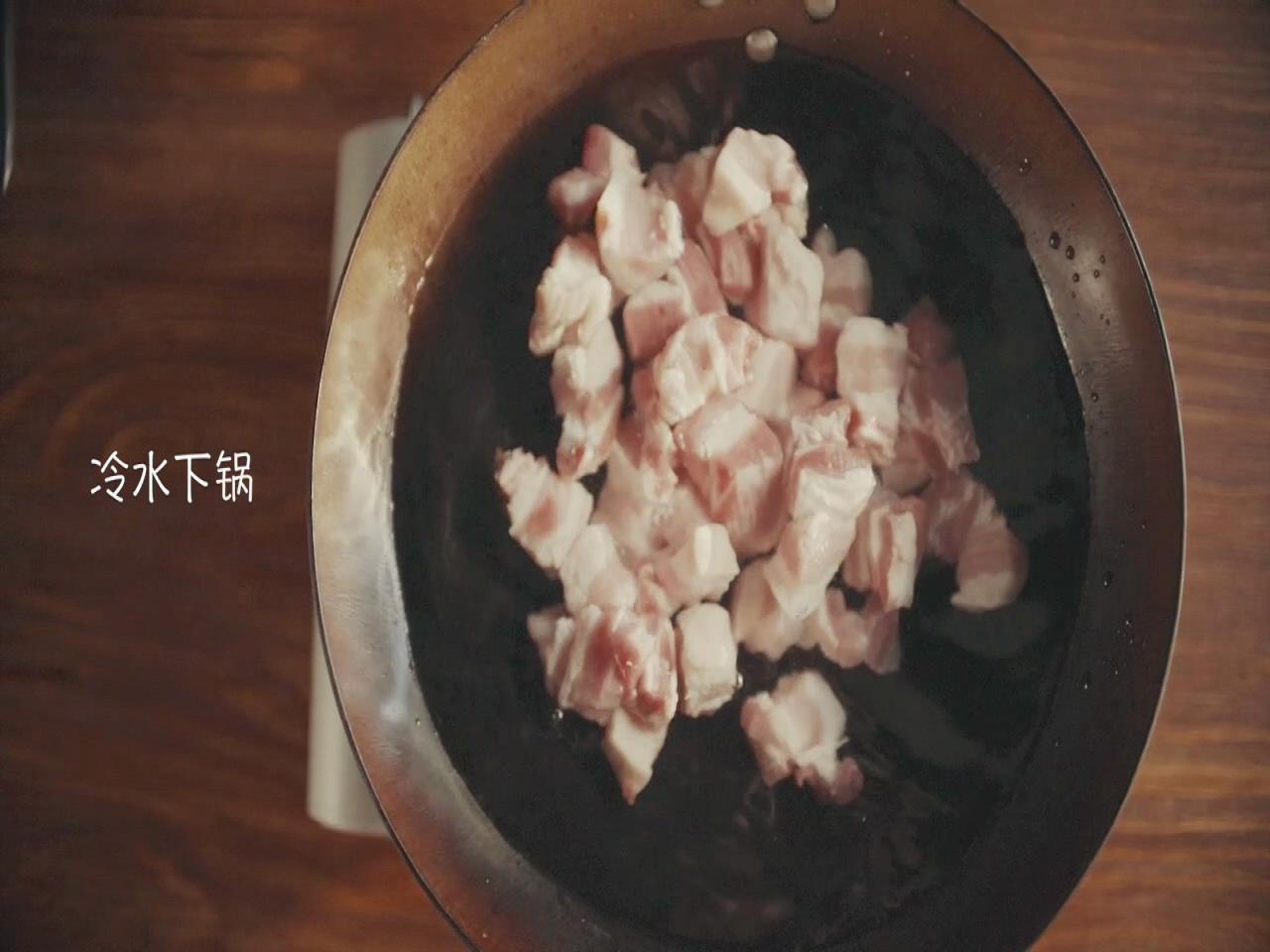 板栗紅燒肉的做法 步骤2
