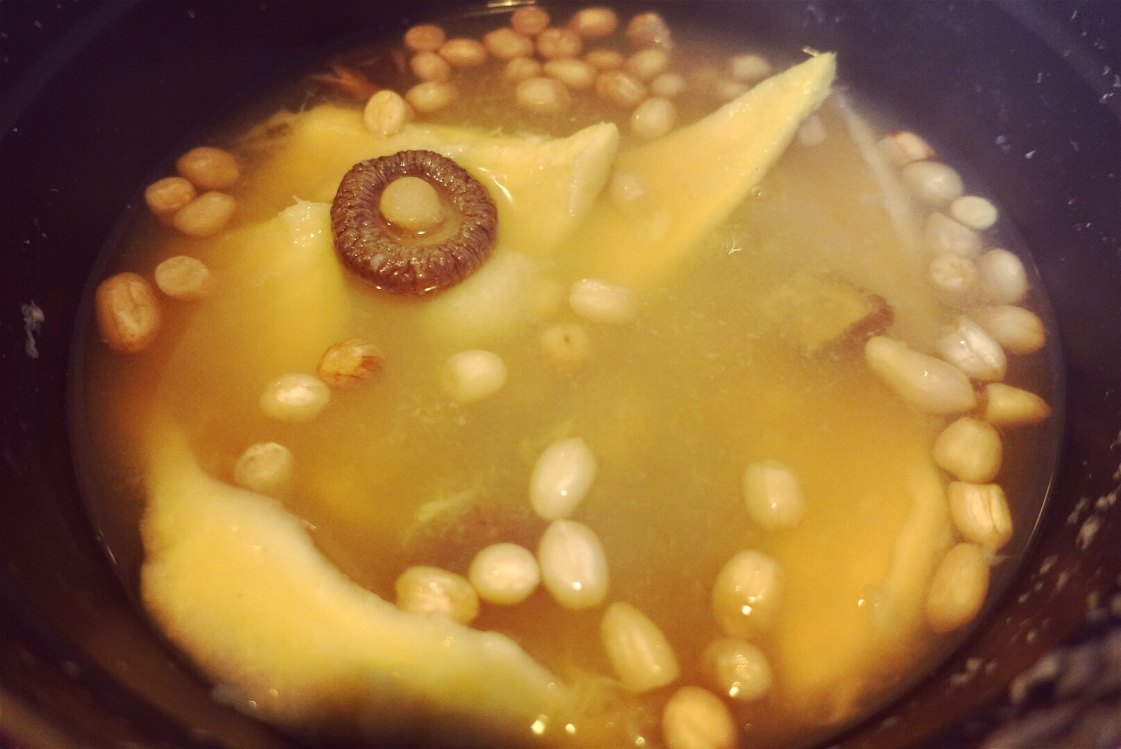榴蓮花生湯的做法 步骤4