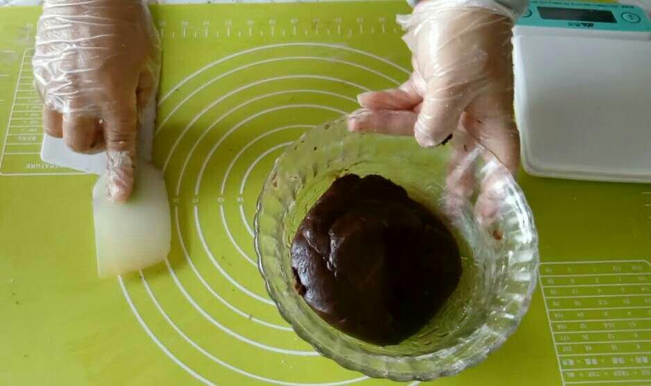 巧克力椰蓉月餅的做法 步骤4