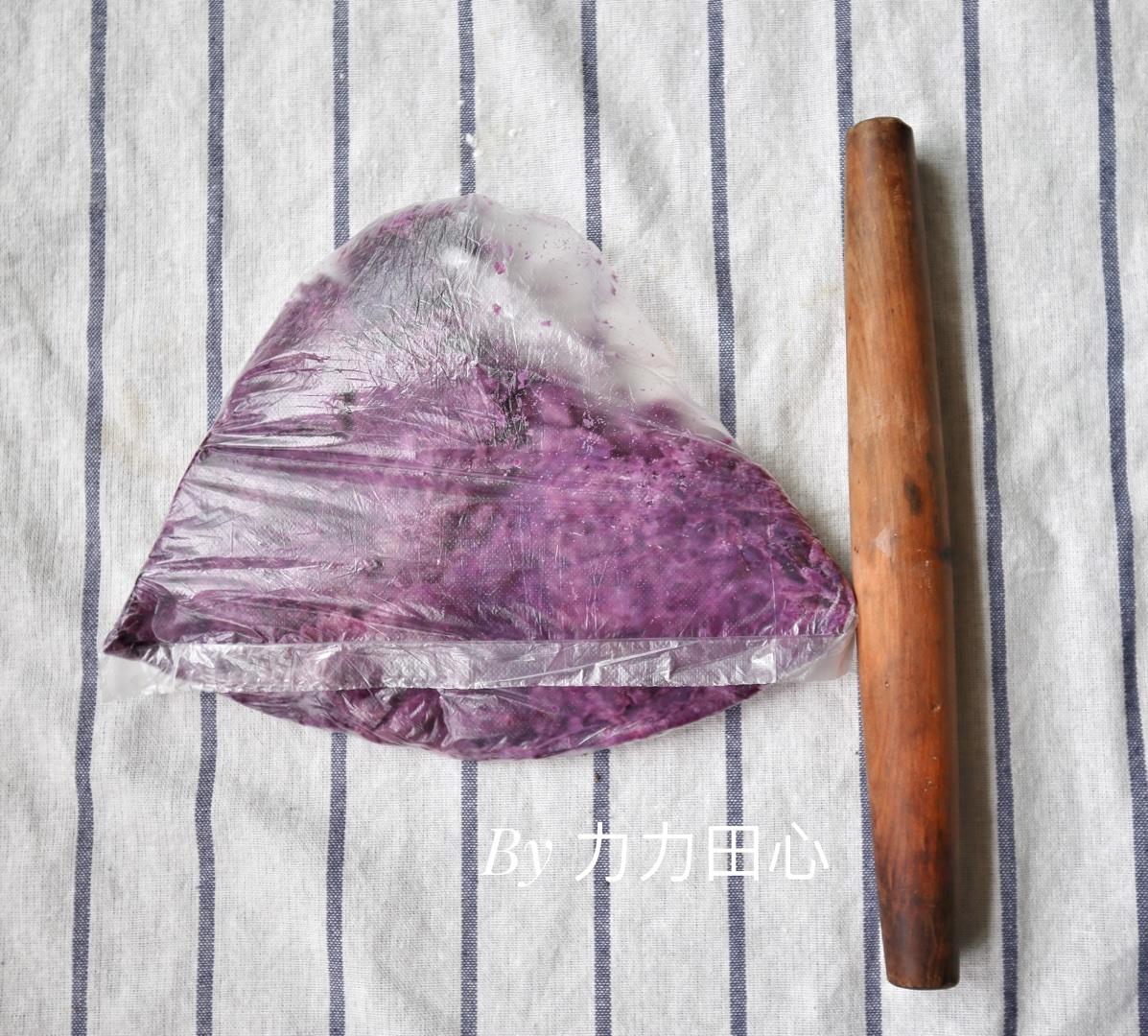 紫薯冰皮月餅（四個50G份量）的做法 步骤4