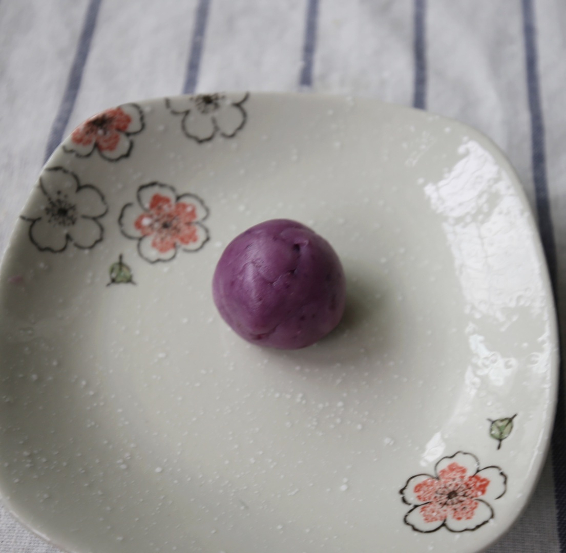 紫薯冰皮月餅（四個50G份量）的做法 步骤12