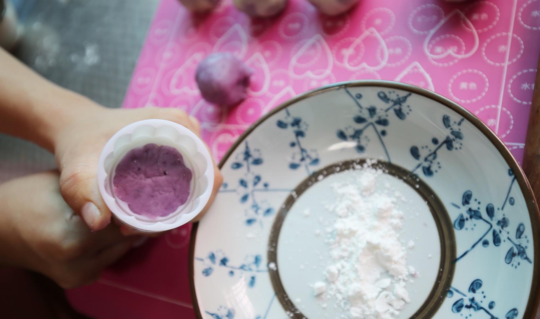 紫薯冰皮月餅（四個50G份量）的做法 步骤14