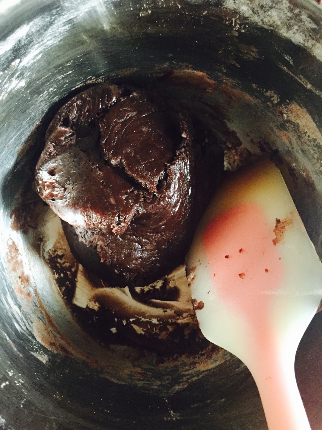黑白配～巧克力椰蓉月餅的做法 步骤2