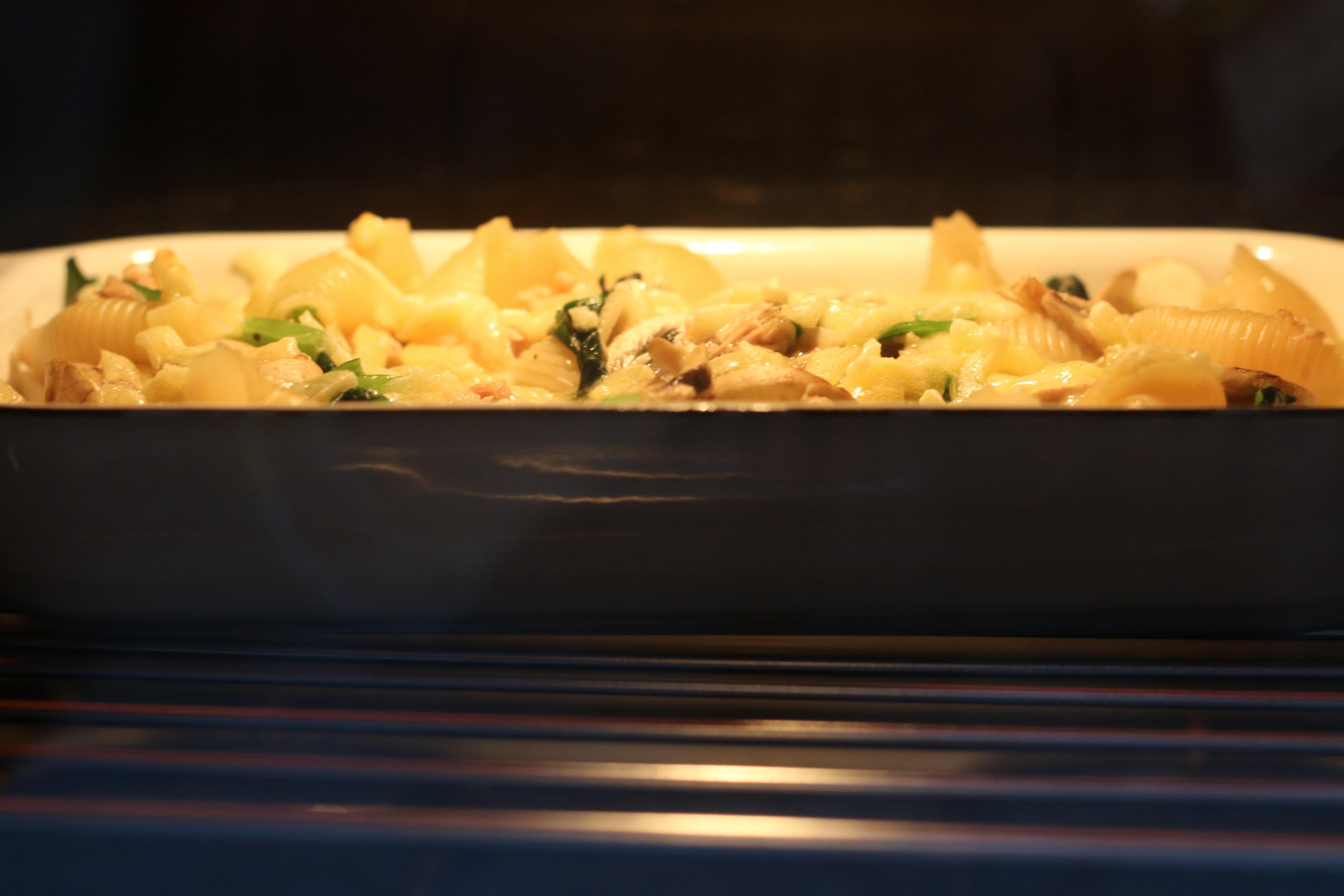 #海爾嫩烤箱# 金槍魚菠菜意麪Casserole的做法 步骤9